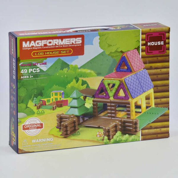 

Конструктор Magformers магнитный Домик 49 деталей (1-73816)