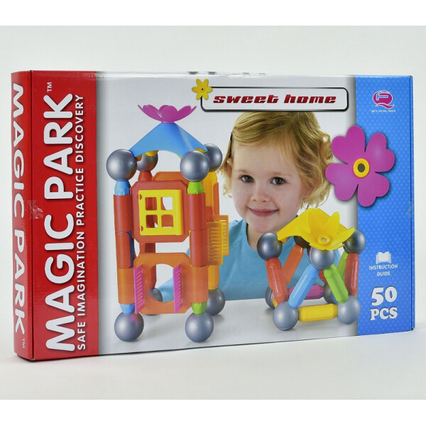 

Конструктор Magic Park Магнитный 50 деталей (1-63708)