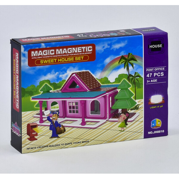 

Конструктор магнитный Magic Magnetic Почта 47 деталей (1-73872)