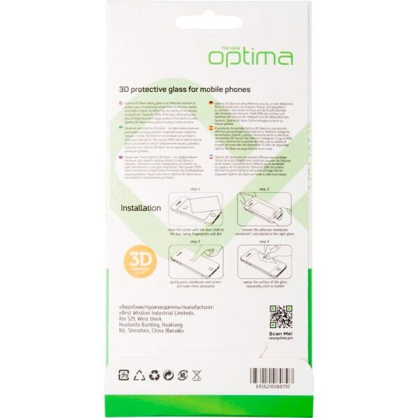 

Защитное стекло Optima 3D for Xiaomi Mi9 SE Black