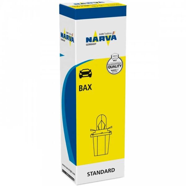 

Галогеновая лампа Narva Standart BX8,5D 17019 12V 1W Orange