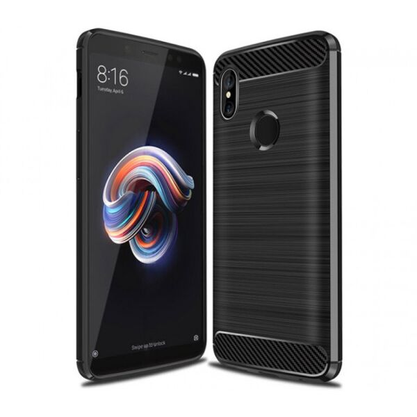 

Чехол накладка Polished Carbon для Xiaomi Redmi Note 5 Pro Black