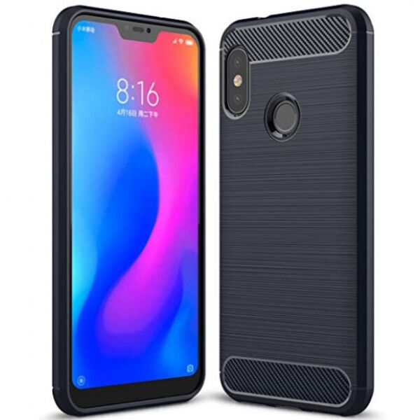 

Чехол накладка PolishedCarbon для Xiaomi Mi A2 Lite / Redmi 6 Pro Blue