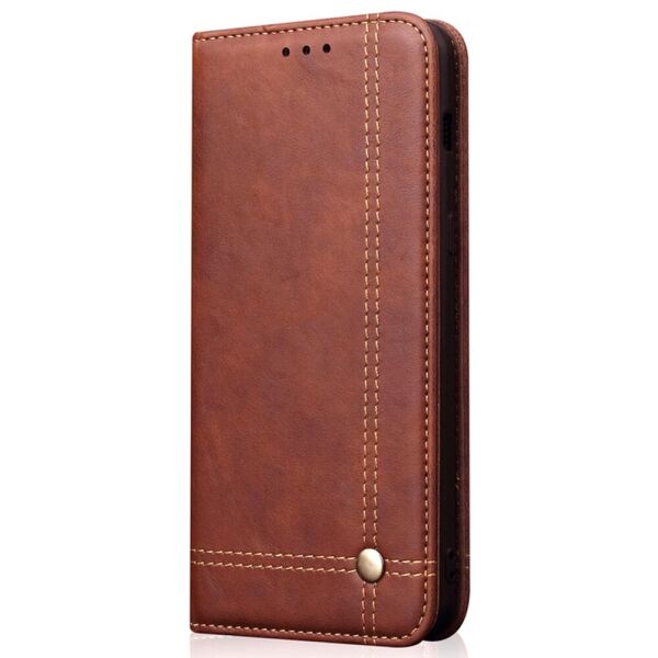 

Кожаный чехол книжка Epik для Samsung Galaxy M30 dark brown