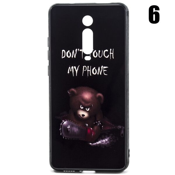 Акція на Чехол Glass Case Don't touch my phone для Xiaomi Mi 9t, K20, K20 Pro 6 від Allo UA