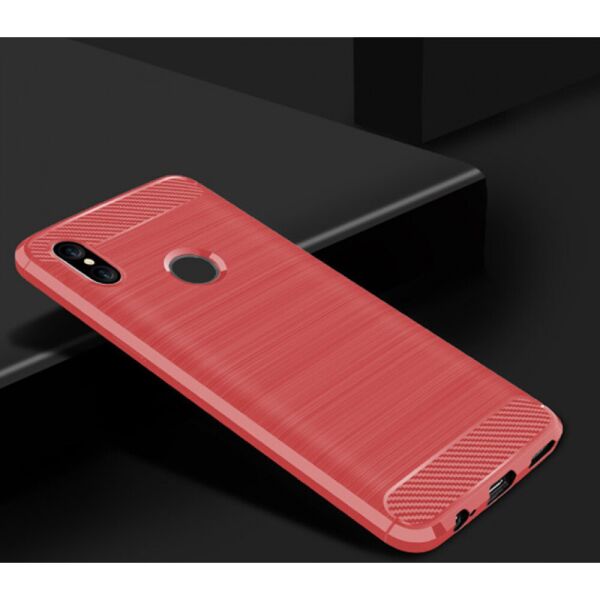 

Чехол накладка Polished Carbon для Xiaomi Mi A2 (Mi 6X) Red