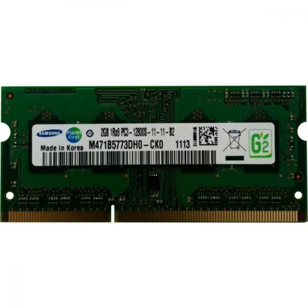 

Модуль памяти SO-DIMM 2GB/1600 DDR3 Samsung (M471B5773DH0-CK0) - Refubrished