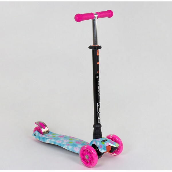 

Самокат Best Scooter MAXI Flowers А 25530 /779-1328 Pink / Mint (779-1328)