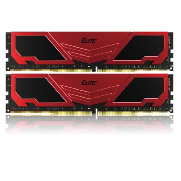 

Модуль памяти DDR4 2x4GB/2400 Team Elite Plus Red (TPRD48G2400HC16DC01)