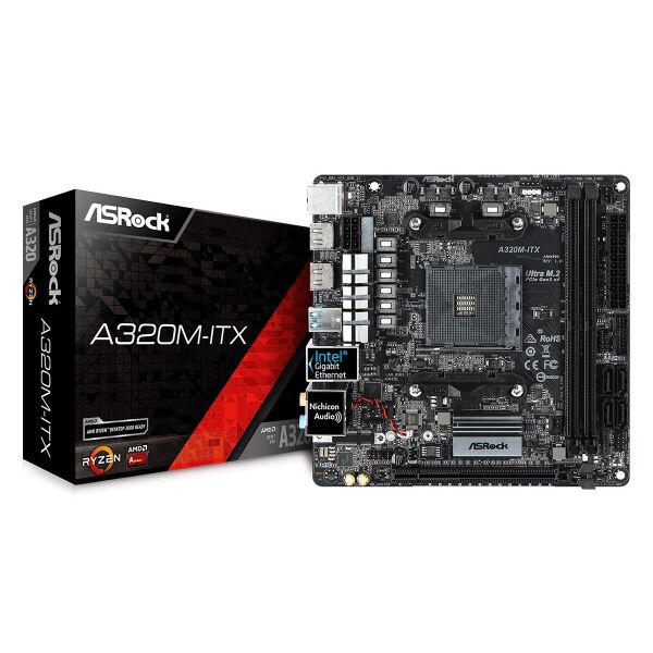 

Материнская плата ASRock A320M-ITX Socket AM4