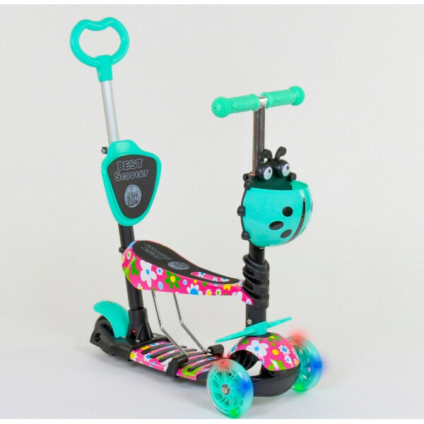 

Самокат 5 в 1 Best Scooter Flowers 43702 Mint (43702)