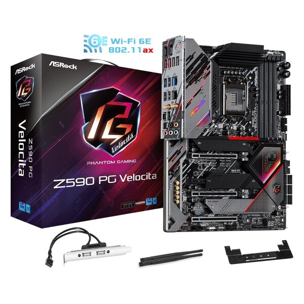 

Материнская плата ASRock Z590 PG Velocita Socket 1200