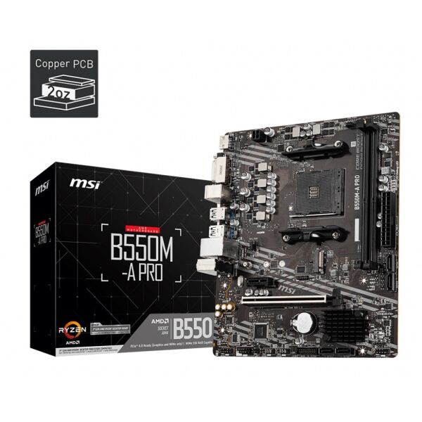 

Материнская плата MSI B550M-A Pro Socket AM4