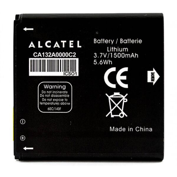 

Аккумулятор ca132a0000c2 для Alcatel One Touch 5036, 520, C5 (ORIGINAL) 1500mAh