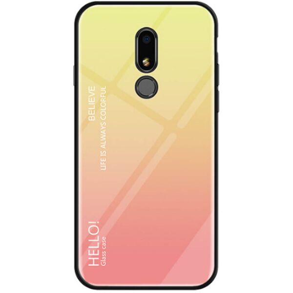 

Чехол-накладка Gradient HELLO для Meizu X8 Yellow