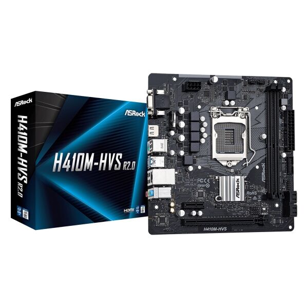 

Материнская плата ASRock H410M-HVS R2.0 Socket 1200