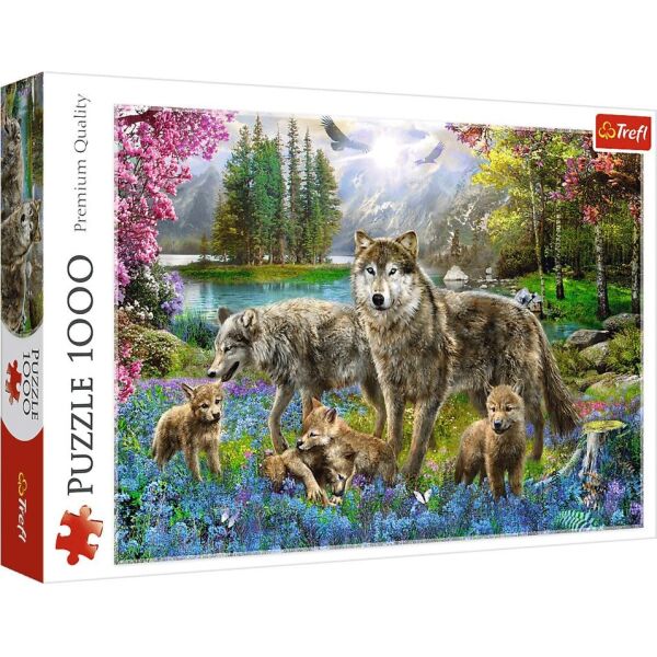 

Пазл Trefl Волчья семья 1000 элементов (10558)