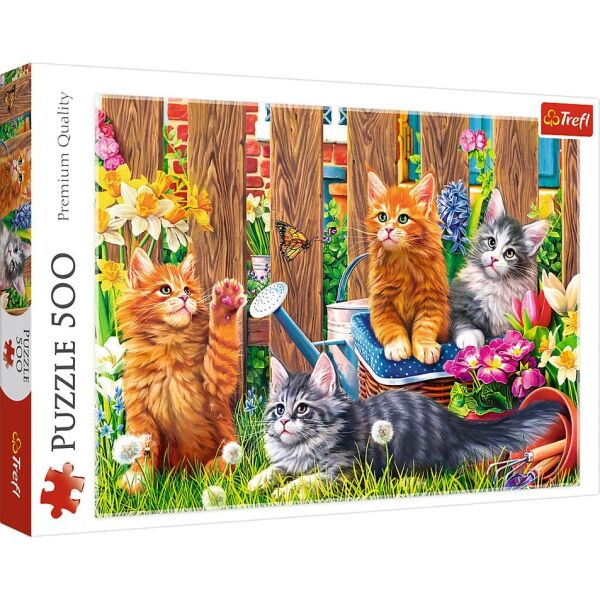 

Пазл Trefl Котики в саду 500 элементов (37326)
