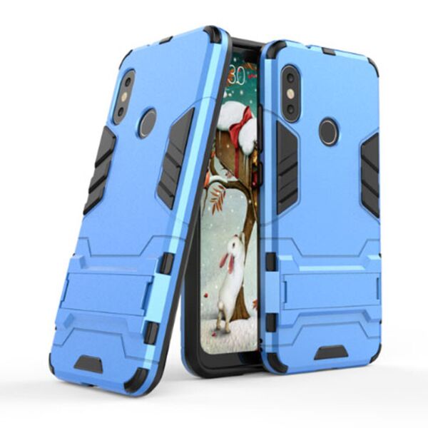

Чехол накладка Iron Man для Xiaomi Mi A2 Lite / Redmi 6 Pro Blue