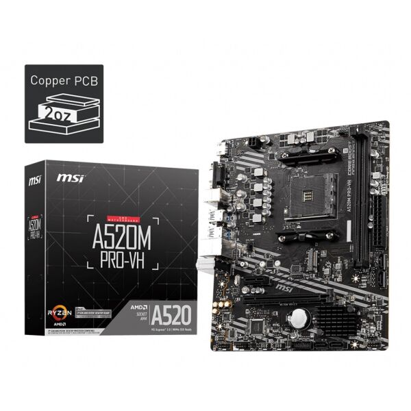 

Материнская плата MSI A520M Pro-VH Socket AM4