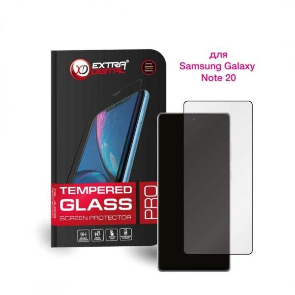 

Защитное стекло Extradigital для Samsung Galaxy Note20 SM-N980 Black, 0.5мм, 3D (EGL4765)