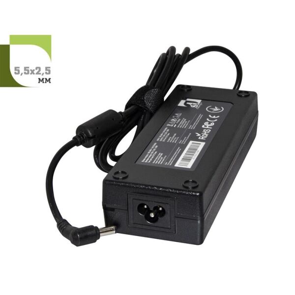 

Блок питания 1StCharger для ноутбука Asus 19V 120W 6.32A 5.5х2.5мм (AC1STAS120WB)