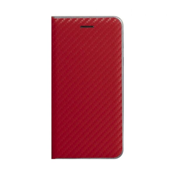 

Чехол-книжка Polished Carbon для Samsung Galaxy A01 / M01 Red