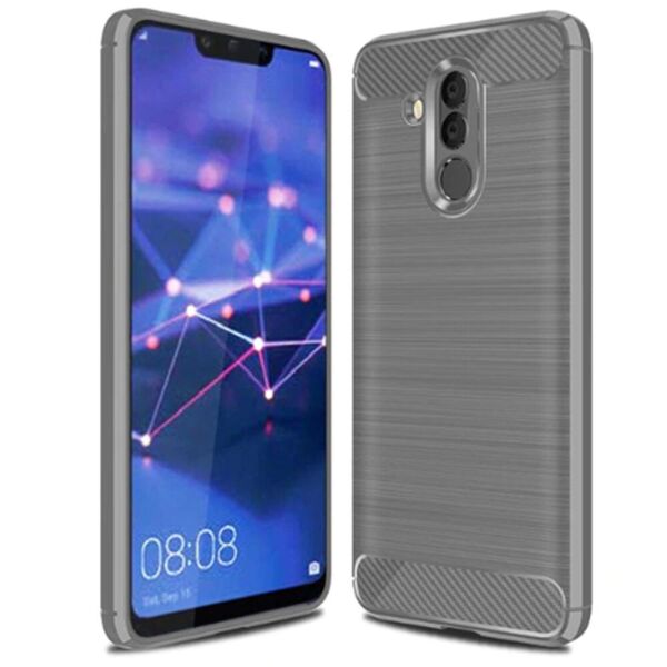 

Чехол накладка Polished Carbon для Huawei Mate 20 Lite Gray