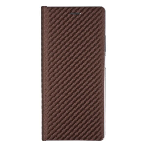 

Чехол-книжка Polished Carbon для Samsung Galaxy A41 Brown
