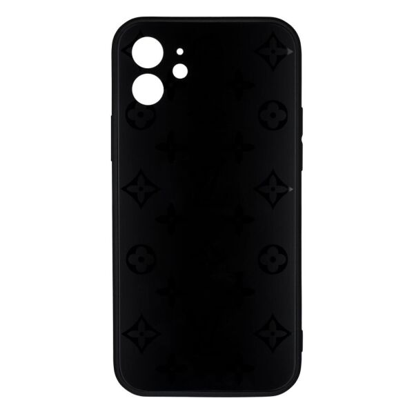 

Чехол-накладка TPU Glass LV для Apple iPhone 12 Чёрный