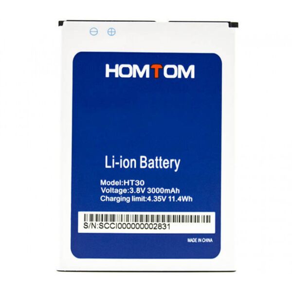 

Аккумулятор Doogee Homtom HT30 / HT30 Pro (ORIGINAL) 3000mAh