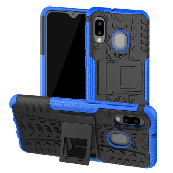 

Бронированный чехол Armored Case для Samsung Galaxy A20e Blue