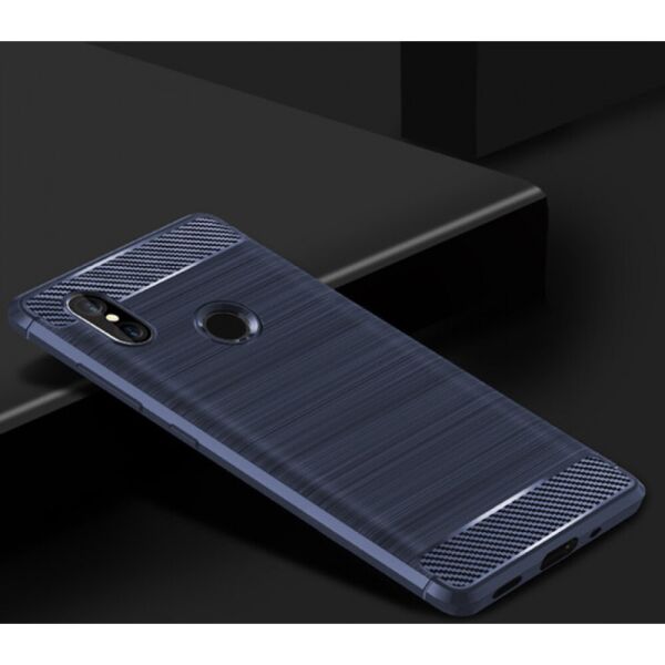

Чехол накладка Polished Carbon для Xiaomi mi mix 2s Blue