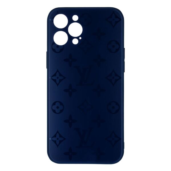 

Чехол-накладка TPU Glass LV для Apple Iphone 12 Pro Max Blue