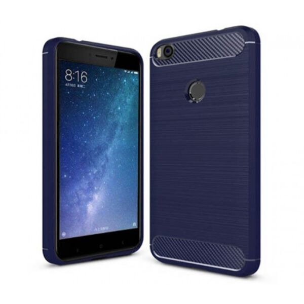 

Чехол накладка Polished Carbon для Xiaomi Mi Max 2 Blue
