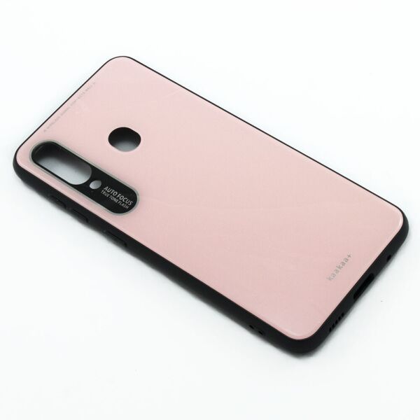 Акція на Чехол kaakaa+ Glass Case для Samsung Galaxy M40 / A60 Pink від Allo UA