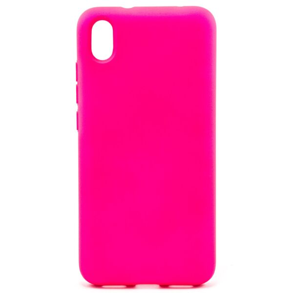 

Чехол-накладка New Silicone Case для Xiaomi REDMI 7A Ярко розовый
