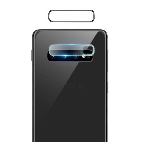

Защитное стекло и рамка Tempered Glass 0,3 мм на заднюю камеру для Samsung Galaxy S10