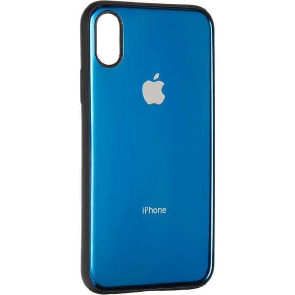 

Чехол-накладка Gelius Metal Glass Case для Apple iPhone X / XS Blue