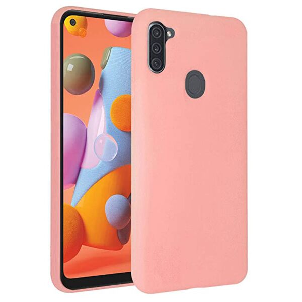 

Чехол-накладка Original Silicon Case Samsung Galaxy A11 / M11, Pink Pink
