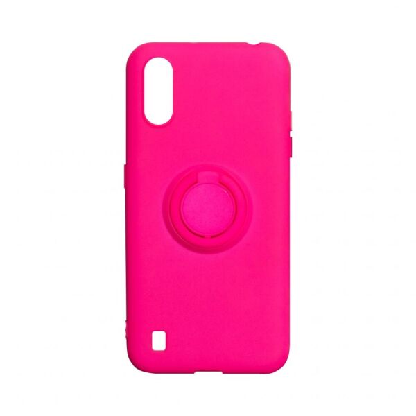 

Чехол-накладка Totu Ring Color для Samsung Galaxy A01 Pink