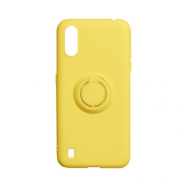 

Чехол-накладка Totu Ring Color для Samsung Galaxy A01 Жёлтый