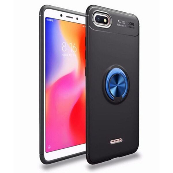 

Чехол Auto Focus C-KU 360 Rotating Ring для Xiaomi Redmi 6 Black with blue