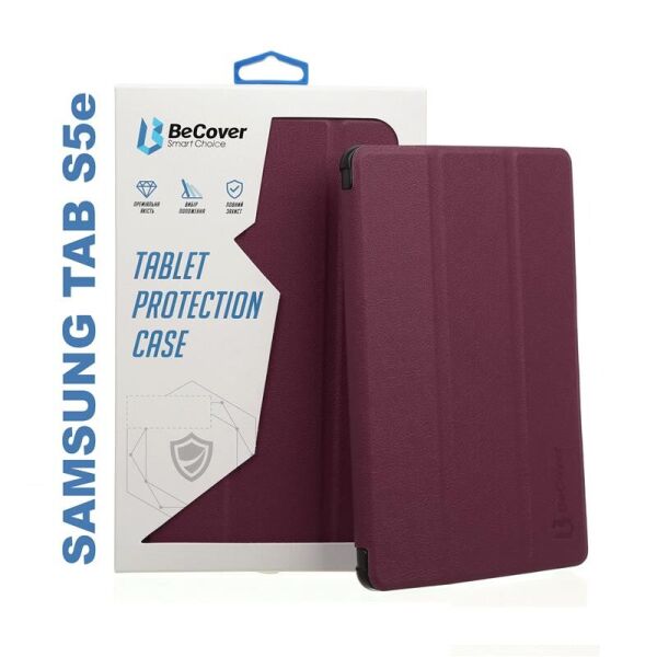 

Чехол-книжка BeCover Smart для Samsung Galaxy Tab S5e SM-T720/SM-T725 Red Wine (705990)