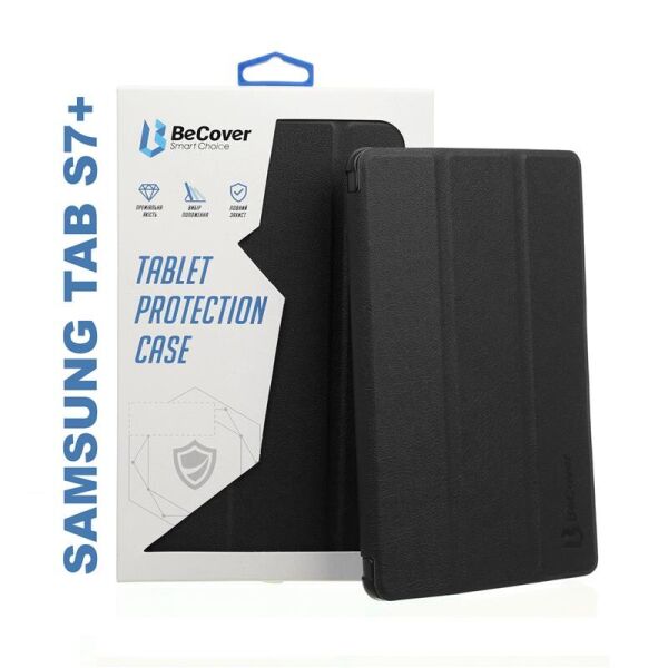 

Чехол-книжка BeCover Smart для Samsung Galaxy Tab S7+ SM-T970/SM-T975 Black (705225)