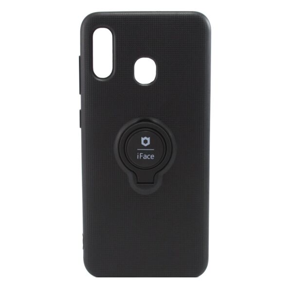 

Чехол накладка iFace с кольцом для Samsung Galaxy A20 2019 (A205), Black