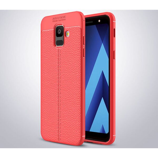 

Чехол накладка Auto Focus для Samsung Galaxy A6 2018 ТПУ Red