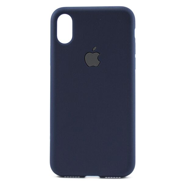 

Чехол-накладка New Silicone Case для Apple iPhone X / XS Blue