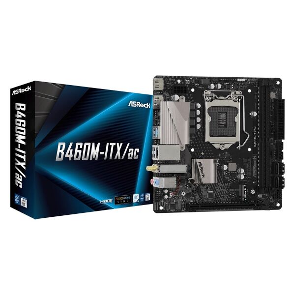 

Материнская плата ASRock B460M-ITX/AC Socket 1200