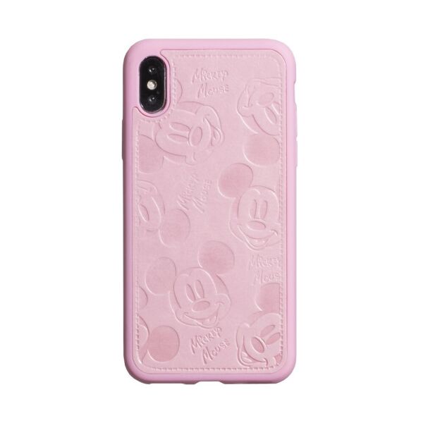 

Чехол-накладка Mickey Color print для Apple Iphone X / XS Pink